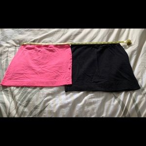 Two H&M mini skirts super stretchy